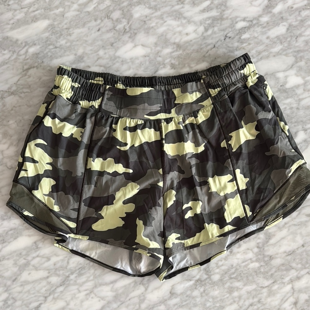 Women's  lululemon Camo Print Shorts